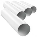 Produktbild: Lüftungsrohr Lüftungskanal Abluftrohr Abluftkanal PVC dalap Ø100/500mm 1005