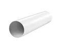 Produktbild: PVC Rohr 100mm / 0,5m - Lüftungsrohr Kunststoff, PVC Kanal  (9 EUR/m)