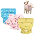 Produktbild: Nobleza 3 Stück Hundewindeln, Wiederverwendbare Läufigkeitshose für Hündinnen, Hochsaugfähige Physiologische Hundehose, Waschbare Schutzhose bei Läufigkeit und Inkontinenz, für Weibliche Haustiere, L