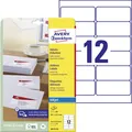 Produktbild: J8177-25 Adressetiketten/Adressaufkleber 300 Etiketten 991x423mm auf A4 bedru...