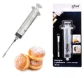 Produktbild: Gebäckspritze, Spritze zum Füllen von Berlinern, Kuchen und Fleisch, 21 cm