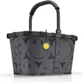 Produktbild: reisenthel carrybag, Einkaufskorb, Korb, Picknickkorb, Smiley Grey, 22 L, BK7085 - Grau