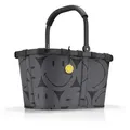 Produktbild: reisenthel carrybag Smiley Grey Eonkaufskorb schwarz BK7085