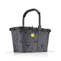 Produktbild: reisenthel Einkaufskorb carrybag smiley ® grey BK7085 schwarz grau gelb 22L