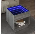 Produktbild: vidaXL Couchtisch, Couchtisch mit Infinity-LED Grau Sonoma 50x50x50 cm