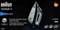 Produktbild: Braun Dampfbügeleisen TexStyle 3 2400W SuperCeramic schwarz SI3055BK