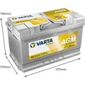 Produktbild: Varta A6 - Starterbatterie Dynamic AGM xEV 12V / 80Ah / 800A