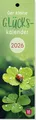 Produktbild: Lesezeichenkalender 2026: Der kleine Glückskalender: Monatskalender. Ein Jahr voller Glück mit fröhlichen Fotos, auch als Lesezeichen oder Geschenkanhänger nutzbar