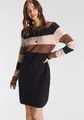 Produktbild: Tamaris Strickkleid aus Feinstrick, für Casualmode und Frühling, gestreifte Optik