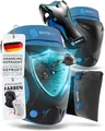 Produktbild: SKATEWIZ Knieschoner Kinder - Schoner Inliner Kinder - Knieschützer - Schützer Inliner Schoner Set - Protektoren Knie und Ellenbogenschützer - Schlittschuhe, Blue Größe S