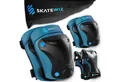 Produktbild: SKATEWIZ Protektoren-Set Schützer Skateboard ab 8 Jahre Protektoren Kinder und Erwachsene (Inline Skate Schonerset, 6-tlg., Knieschoner Geschenke für Kinder - Inliner Schoner), Inline Skate, Skateboard & Schlittschuhe Schoner