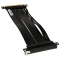 Produktbild: PCIe x16 Riser Flachbandkabel RC03 schwarz für das PIO Gehäuse