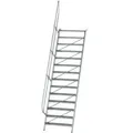 Produktbild: MUNK Aluminium-Treppe Stufen 60° 14 Stufen
