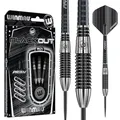 Produktbild: WINMAU Blackout 2: 24g Profi Wolfram Steeltip Dartpfeile Set mit Flights und Schäfte
