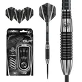 Produktbild: Winmau Blackout Steeldart 24g Zylinder Schwarz-Silber 90 % Tungsten Steel Dart
