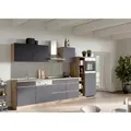 Produktbild: Held Küchenblock Turin, Grau, Eiche Wotan, Holzwerkstoff, 1 Schublade(n),5 Schublade(n) Schubladen, seitenverkehrt montierbar, nur wie online abgebildet bestellbar, 330 cm, Made in Germany, links aufbaubar, rechts aufbaubar, Küchen, Küchenzeilen & Küchenblöcke, Küchenzeilen mit Geräten