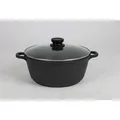 Produktbild: Aluguss Kochtopf 28cm Antihaft Induktion Herd Ofen Küche Braten Geschirr Suppen