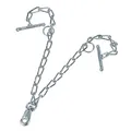 Produktbild: Kettenteil doppelt, mit Karabiner u. Knebel, 6mm