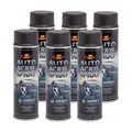 Produktbild: 6x 500ml FELGENLACK FELGENSPRAY SCHWARZ  MATT FELGEN LACK LACKSPRAY SPRÜHLACK