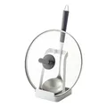 Produktbild: Yamazaki 2248 TOWER Ladle & Pot Lid Stand, White, Steel, Minimalist Design, 10 x 10 x 15 cm (LxWxH)