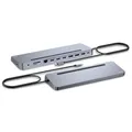 Produktbild: i-tec USB-C Metal Ergonomic 3x 4K Display Docking Station + PD 100W C31FLAT2PDPRO