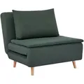 Produktbild: Homcom Schlafsessel, Dunkelgrün, Buchenholz, 90x80x95 cm, Wohnzimmer, Sessel, Schlafsessel
