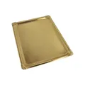 Produktbild: Papstar 5 Servierplatten, Pappe, PET-beschichtet Eckig 34 cm x 45,5 cm Gold
