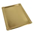 Produktbild: Starpak Servierplatte 5 Servierplatten, Pappe, PET-beschichtet eckig 34 cm x 45,5 cm gold