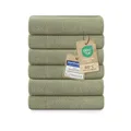 Produktbild: Blumtal Premium Frottier Handtücher Set 6 teilig100% Baumwolle - Oeko-TEX zertifiziertes Towel 6X (50x100 cm) - Ultra saugstarkes Frottiertücher Set waschbar °60 - Handtücher Grün
