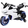 Produktbild: Actionbikes Motors Motorrad 1299SS Weiß - Kinder Elektromotorrad mit Soundmodul - Bremsautomatik - Kinder Fahrzeug elektrisch ab 3 Jahre - Kinder ...