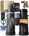 Produktbild: Weidenberger Fernglas 12x42, [TESTSIEGER] Magnesium Fernglas mit Nitrogenfüllung und wasserdicht, für Erwachsene, BAK4 HD Prisma + FMC Objektiv, auch Brillenträger geeignet (Schwarz, 12x42)