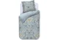 Produktbild: PiP Studio Bettwäsche Saluti Grandi Light Blue, Perkal, 3 teilig, Blüten, florale Elemente, Gestreift
