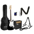 Produktbild: E Gitarren Sets für Anfänger J & D ST Rock HSS Black + MA 15
