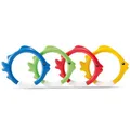 Produktbild: Intex Fish Rings Tauchringe Tauchspaß Wasserspaß für Kinder ab 6 Jahre 4er-Set