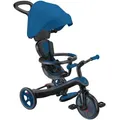 Produktbild: Globber Dreirad Explorer Trike 4in1, Blau, Kunststoff, 47x97.5x95 cm, EN 71, höhenverstellbare Schubstange, Outdoor Spielzeug, Kinderfahrzeuge, Dreiräder