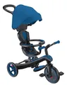 Produktbild: GLOBBER Explorer Trike 4in1 Pro in Blau – Dreirad, Laufrad und Kinderwagen in 10/8,5 Zoll – TPR-Sitz – höhenverstellbares Kinderfahrzeug