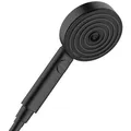 Produktbild: hansgrohe Handbrause Pulsify Select S, 24111670, schwarz matt, mit 3 Strahlarten, wassersparend, Ø 10,5 cm