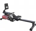 Produktbild: GORILLA SPORTS® Wasserrudergerät - Klappbar, mit Wasserwiderstand, LCD-Display, Ergonomischer Sitz, Wassertank, Platzsparend, Aufstellbar, aus Stahl - Rudermaschine, Wasser Rudergerät, für Zuhause