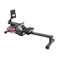 Produktbild: GORILLA SPORTS® Wasserrudergerät - Klappbar, mit Wasserwiderstand, LCD-Display, Ergonomischer Sitz, Wassertank, Platzsparend, Aufstellbar, aus Stahl - Rudermaschine, Wasser Rudergerät, für Zuhause