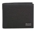 Produktbild: BOSS Herren Geldbörse Portmonee 100 % Leder in Schwarz Manprio