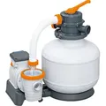 Produktbild: Bestway Sandfilteranlage FlowclearTM Sandfilteranlage mit Zeitschaltuhr 5.678 l/h, 230 W weiß