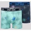 Produktbild: CAMP DAVID Boxershorts Set: (2-St) mit All Over Print bunt XL