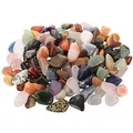 Produktbild: NKlaus 900g Afrika Mix Trommelsteine Handschmeichler 15-30mm Massagesteine Heilsteine Edelsteinperlen Naturform 12953