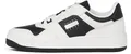 Produktbild: Tommy Jeans Herren Cupsole Sneaker Retro Basket Tumble Low Top, Weiß (Ecru), 43
