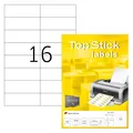Produktbild: TopStick TOP STICK Universal-Etiketten, 105 x 37 mm, weiá, 100 Blatt (8712)