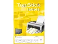 Produktbild: TopStick Etiketten TopStick 8712 Universal-Etiketten - 105 x 37 mm - weiß - 1.600 Stück