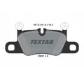 Produktbild: 1x ORIGINAL® Textar Bremsbelagsatz, Scheibenbremse Hinten für Porsche 911