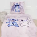 Produktbild: Disney Lilo & Stitch Bettwäsche in Biber/Flanell 80x80 + 135x200 100% Baumwolle