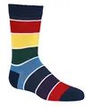 Produktbild: TippTexx 24 6 Paar Ökotex Bambus Kinder Socken, handgekettelt für Mädchen/Jungen uni oder gemustert mit ANTI-LOCH-GARANTIE (as3, numeric, numeric_39, numeric_42, regular, Streifen)