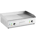 Produktbild: Elektro Grillplatte Grillplatte Grill 727 x 420 mm geriffelt/glatt 3.000 W